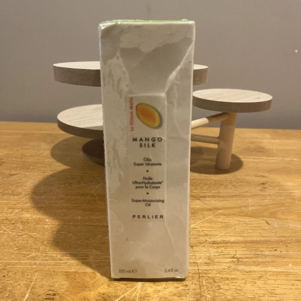 PERLIER Mango Silk Super Moisturizing Oil 100 Ml 3.4 Oz Italy Damaged Box Sealed